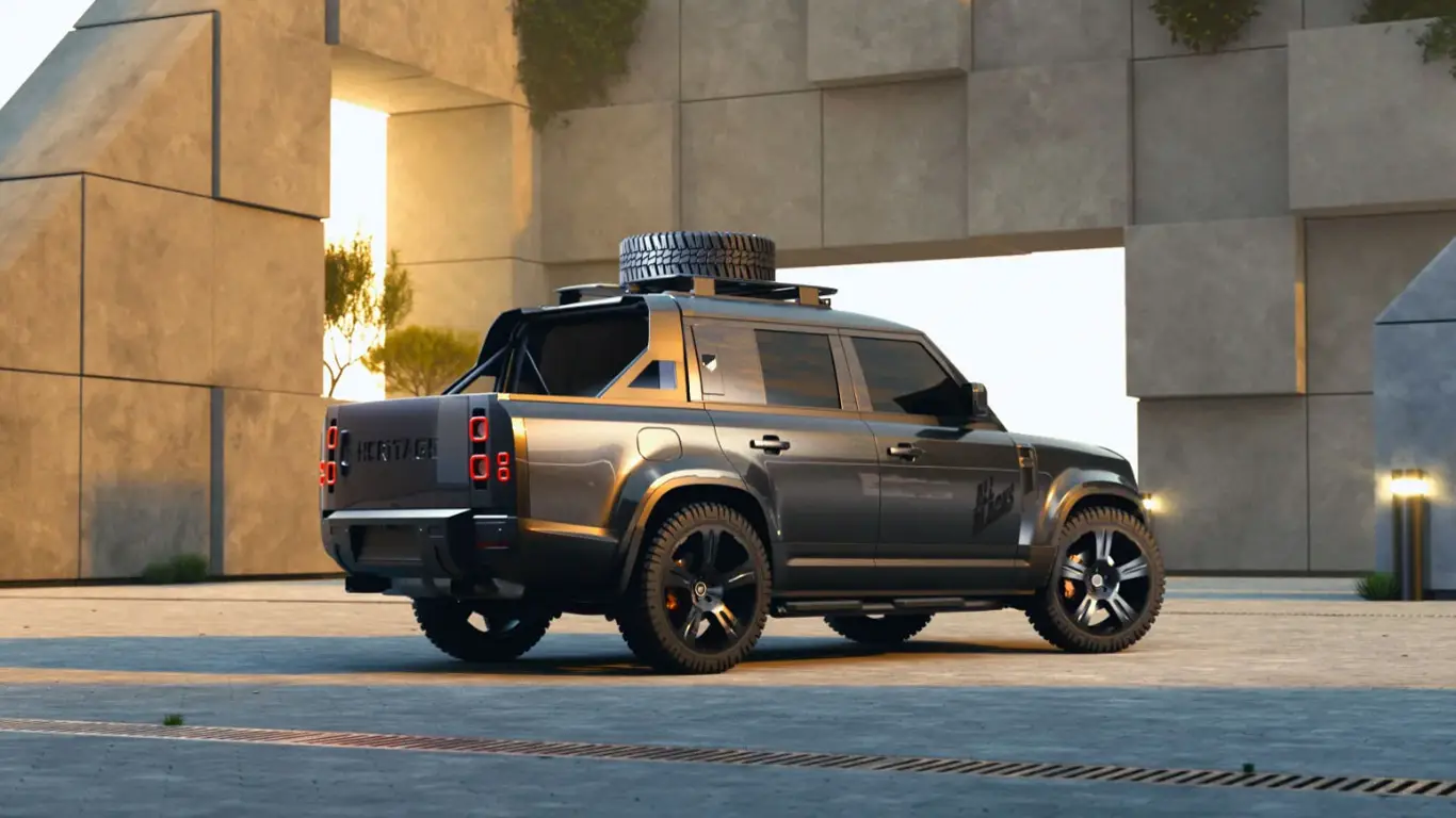 Land Rover Defender All Blacks,Heritage Customs